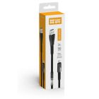 Дата кабель USB 2.0 AM to Lightning 1.0m zinc alloy + led black ColorWay (CW-CBUL035-BK)