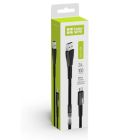 Дата кабель USB 2.0 AM to Micro 5P 1.0m zinc alloy + led black ColorWay (CW-CBUM035-BK)