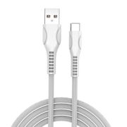 Дата кабель USB 2.0 AM to USB-C 1.0m line-drawing white ColorWay (CW-CBUC029-WH)