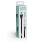 Дата кабель USB 2.0 AM to USB-C 1.0m zinc alloy + led black ColorWay (CW-CBUC035-BK)