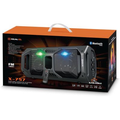 Акустическая система REAL-EL X-757 Black (EL121600007)