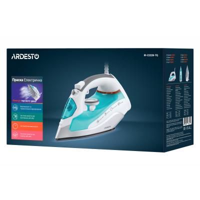 Утюг ARDESTO (IR-C2228-TQ)/2200Вт/280мл/пар/ самоочищення /антикапля /керам (IR-C2228-TQ)