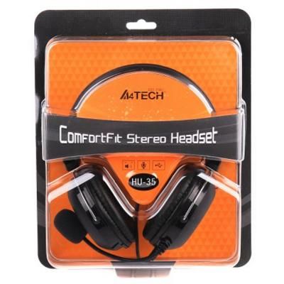 Наушники A4Tech HU-35 Black (4711421952408)