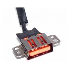Роз'єм живлення ноутбука з кабелем Lenovo PJ974 (bevel USB), 5-pin, 11 см (A49108)