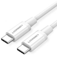 Дата кабель USB-C to USB-C 1.0m US264 ABS Shell White Ugreen (60518)