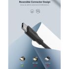 Дата кабель USB 2.0 AM to USB-C 2.0m US287 Black Ugreen (60118)