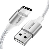 Дата кабель USB 2.0 AM to USB-C 1.0m aluminum braid US288 white Ugreen (60131)