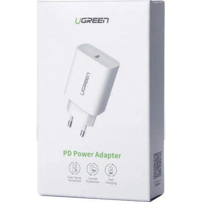 Зарядное устройство Ugreen USB-C PD20W CD137 white (60450)