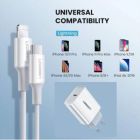 Зарядное устройство Ugreen USB-C PD20W CD137 white (60450)