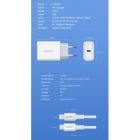 Зарядное устройство Ugreen USB-C PD20W CD137 white (60450)