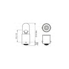 Автолампа Bosch 4W (1 987 302 207)