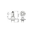 Автолампа Bosch галогенова 55W (1 987 301 012)