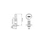 Автолампа Bosch галогенова 55W (1 987 302 011)