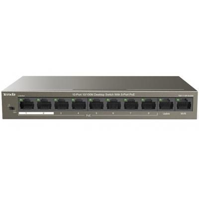 Комутатор мережевий Tenda (TEF1110P-8-63W)