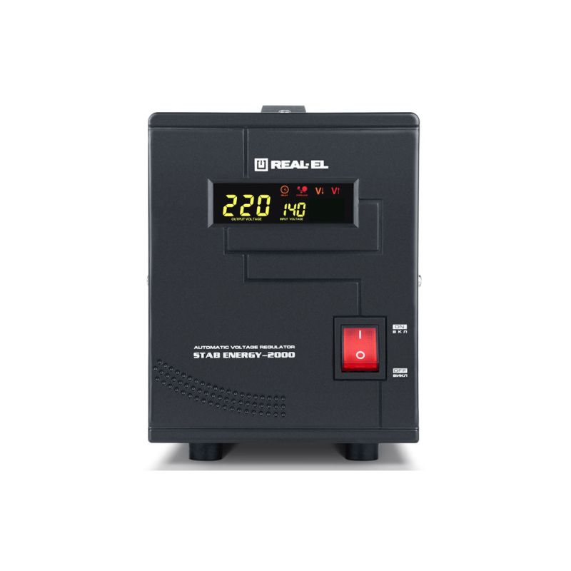 Стабилизатор напряжения REAL-EL STAB ENERGY-2000 (EL122400013)