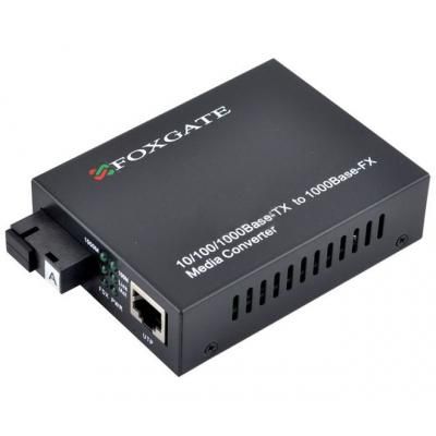 Медіаконвертер (EC-Q-1G-1SM-1550nm-20) FoxGate