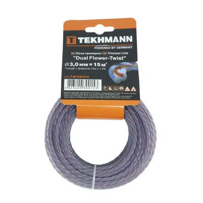Жилка косильная Tekhmann "DUAL Flower-Twist" 3,0 мм x 15 м (T.40930015)