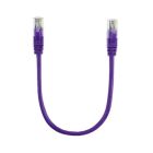 Патч-корд 0.3м, RJ-45, Cat.5e, CU, медь, фиолетовый Ritar (PCR-CU/0.3Pe / 14090)