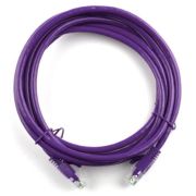 Патч-корд 7.5м, RJ-45, Cat.5e, CU, медь, фиолетовый Ritar (PCR-CU/7.5Pe / 14092)