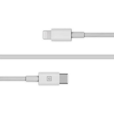 Дата кабель USB-C to Lightning 2.0m MFI TPE White REAL-EL (EL123500058)