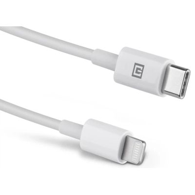 Дата кабель USB-C to Lightning 2.0m MFI TPE White REAL-EL (EL123500058)