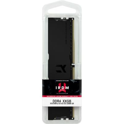 Модуль пам\'яті для комп\'ютера DDR4 16GB 3600 MHz Iridium Pro Deep Black Goodram (IRP-K3600D4V64L18/16G)