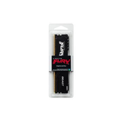 Модуль пам\'яті для комп\'ютера DDR4 16GB 3600 MHz Fury Beast Black Kingston Fury (ex.HyperX) (KF436C18BB/16)