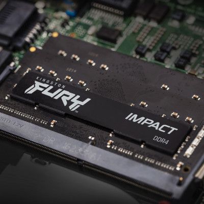 Модуль пам\'яті для ноутбука SoDIMM DDR4 64GB (2x32GB) 3200 MHz Fury Impact Kingston Fury (ex.HyperX) (KF432S20IBK2/64)