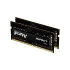Модуль пам\'яті для ноутбука SoDIMM DDR4 64GB (2x32GB) 3200 MHz Fury Impact Kingston Fury (ex.HyperX) (KF432S20IBK2/64)