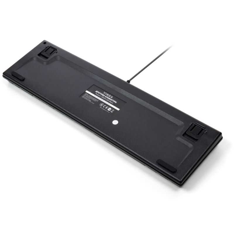Клавиатура Vinga KBGM-100 LED Blue Switch USB Black (KBGM-100 Black)