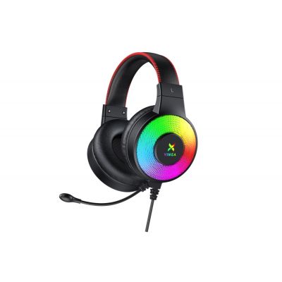 Наушники Vinga (HSCU-100) Gaming LED Black (HSCU-100)