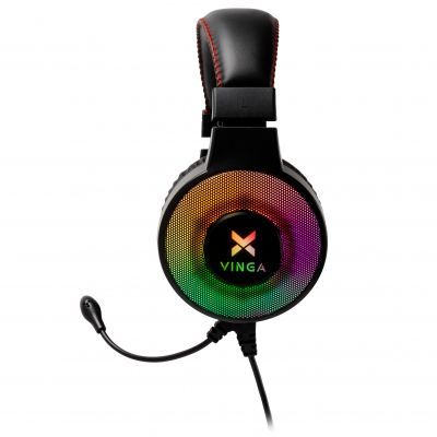 Наушники Vinga (HSCU-100) Gaming LED Black (HSCU-100)