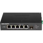 Комутатор мережевий Hikvision (DS-3T0506HP-E/HS)