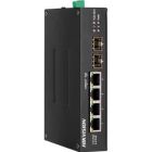 Комутатор мережевий Hikvision (DS-3T0506HP-E/HS)