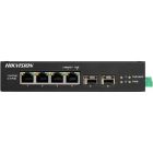 Комутатор мережевий Hikvision (DS-3T0506HP-E/HS)
