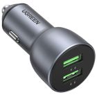 Зарядний пристрій Ugreen 2xUSB QC3.0 36W Car Charger CD213 Dark Blue (10144)