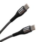Дата кабель USB-C to USB-C 2.0m PD Fast Charging 65W 3A grey ColorWay (CW-CBPDCC039-GR)
