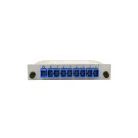 Опто-волоконное оборудование Cor-X Оптические корпусные делители (DIN) Coupler PLC-1×8-3-SC/UPC (157875)