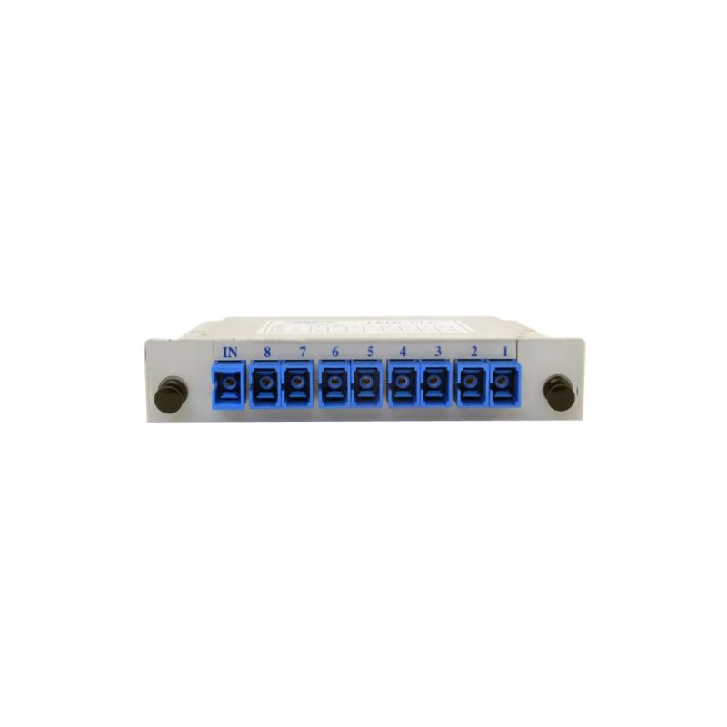 Опто-волоконное оборудование Cor-X Оптические корпусные делители (DIN) Coupler PLC-1×8-3-SC/UPC (157875)