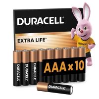 Батарейка Duracell AAA лужні 10 шт. в упаковці (5002509/5006462)
