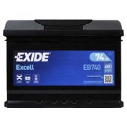 Аккумулятор автомобильный EXIDE EXCELL 74A (EB740)
