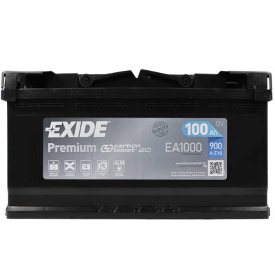 Акумулятор автомобільний EXIDE PREMIUM 100A (EA1000)