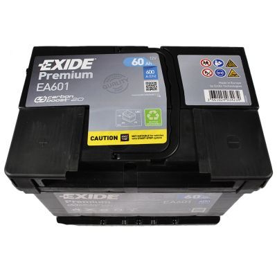 Аккумулятор автомобильный EXIDE PREMIUM 60A (EA601)