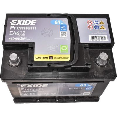Аккумулятор автомобильный EXIDE PREMIUM 61A (EA612)