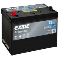 Акумулятор автомобільний EXIDE PREMIUM 75A (EA755)