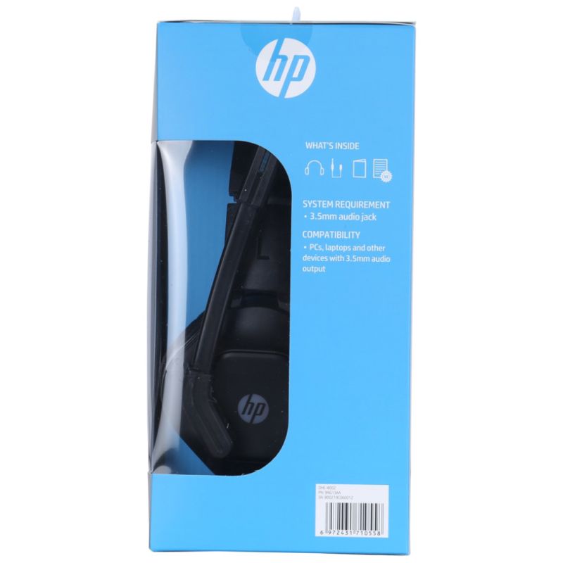 Наушники HP LED Black (DHE-8002)