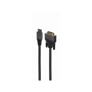 Кабель мультимедійний HDMI M to DVI M 1.8m 4K 30Hz 18+1pin Cablexpert (CC-HDMI-DVI-4K-6)