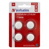 Батарейка Verbatim CR 2016 Lithium 3V * 4 (49531)