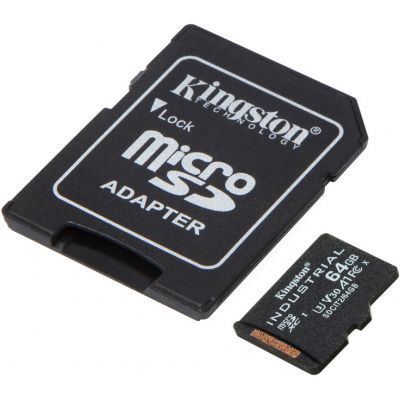 Карта памяти Kingston 64GB microSDXC class 10 UHS-I V30 A1 (SDCIT2/64GB)