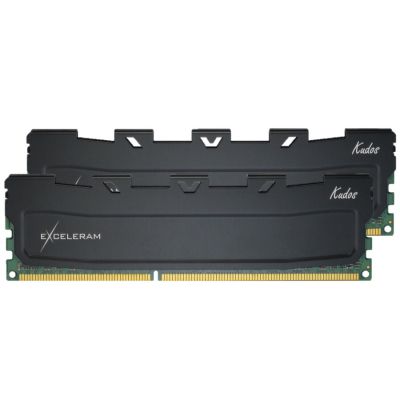 Модуль пам\'яті для комп\'ютера DDR3 16GB (2x8GB) 1600 MHz Black Kudos eXceleram (EKBLACK3161611AD)